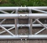 Heavy Duty Aluminum Spigot Truss Silver / Black for Stage Truss
