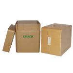 280gsm Size Custom Square Fiber Drum Fiber Drum Barrel For Flexible Packaging