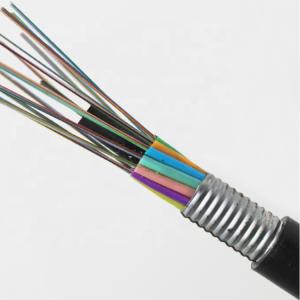 Wholesale Multi Mode 50/125 Armored Fiber Optic Cable For Underground Anti Rodent Gyta Gyts from china suppliers