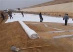 Highway Construction Short Fiber 400gsm Non Woven Geotextile Fabric