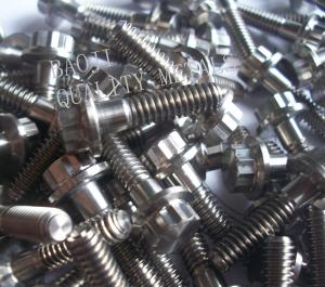 Wholesale DIN912 DIN84 Titanium Standard Parts , M6 Titanium Bolts For Instrumentation from china suppliers