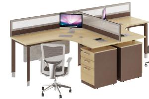 Wholesale modern 2 seater office panel desktop workstation table furniture from china suppliers