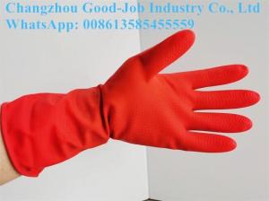 Wholesale Factory Directly Sale Household Latex Protective Work Gloves Unling Thickened 17mil Waterproof Cleaning Gloves from china suppliers