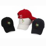 100% Cotton 6 Panel 56CM Outdoor Baseball Caps For Small Heads