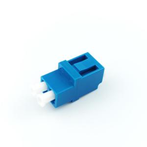 Wholesale Standard Flange 2-Port Duplex LC UPC Optic Fiber Adapter Used Earless Coupler for FTTH from china suppliers
