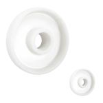 650kg Load Nylon Casters 7" Industrial Lift Truck Steering Wheels