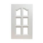 Mdf Frame Classic Glass Cabinet Doors Cnc Carved European For Kitchen