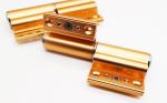 Golden Glass to Glass Shower Hinges Other Door Window Accessories for 90*55mm