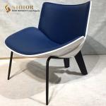 Morden Design leisure chair, high density foam, PU leather upholstery, living