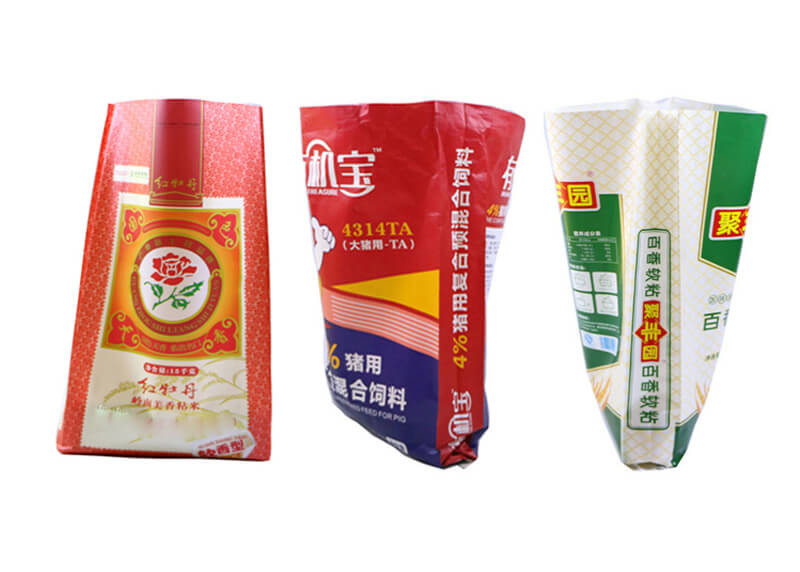 50Kg Flexible Polypropylene PP Woven Bags Double stitched Bottom