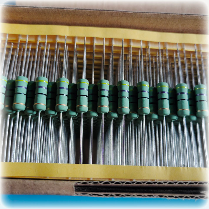 Knp Series Wirewound Resistors 5W 6x17mm 47ohm