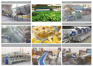 Wholesale 380V Commercial Food Canning Equipment Fresh Cut Fruit / Vegetable Production Line from china suppliers