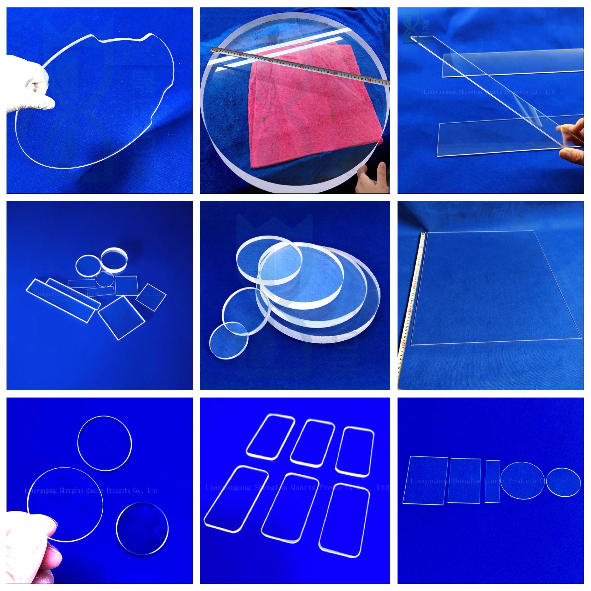 Professional Custom Opaque Perforated Quartz Parts High Temperature Resistant