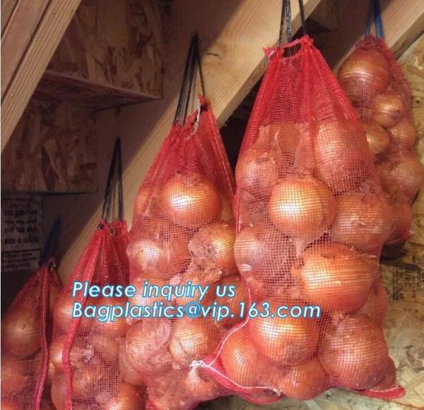 100% PE Raschel Net Mesh Bag for Fruit Potato Firewood Packaging,MESH BAGS FOR PACKING VEGETABLE AND FRUIT PE RASCHEL ME