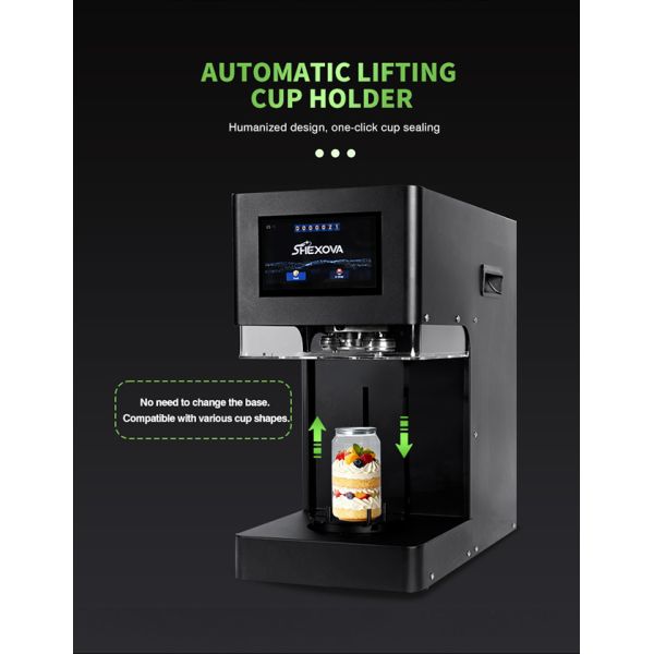 Non Rotated Type Stainless Steel Sealing Electric Machine For Plastic Aluminum Cans
