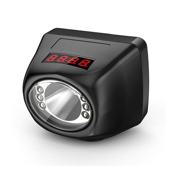 KL4.5LM 7000Lux LED Cordless Mining Cap Lamp With Digital Display Screen