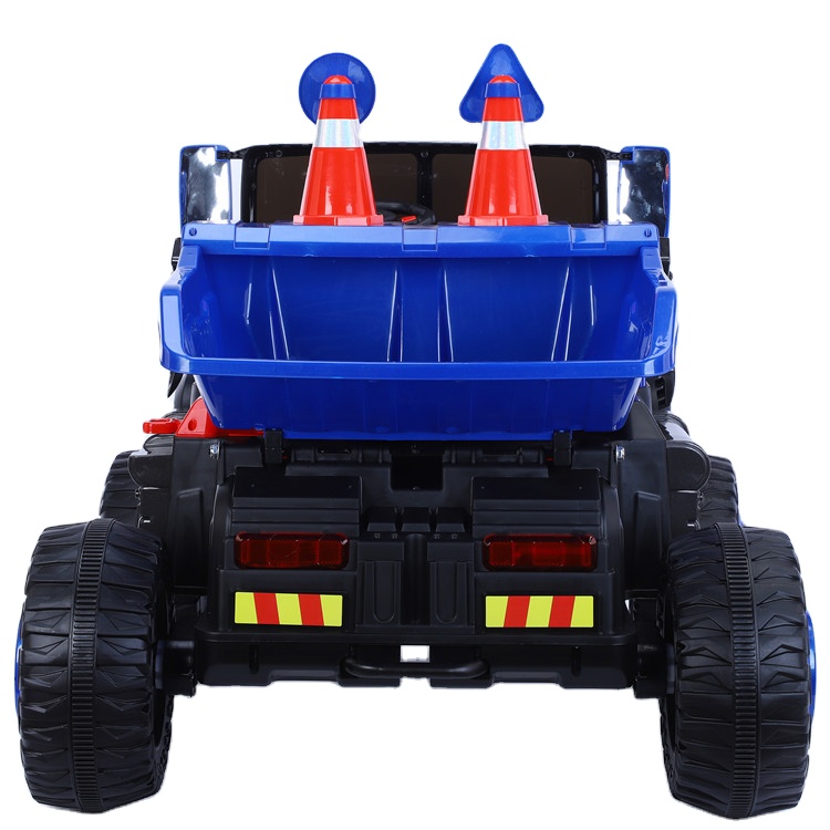 Electric Construction Truck with Remote Control and Tipping Bucket 12v