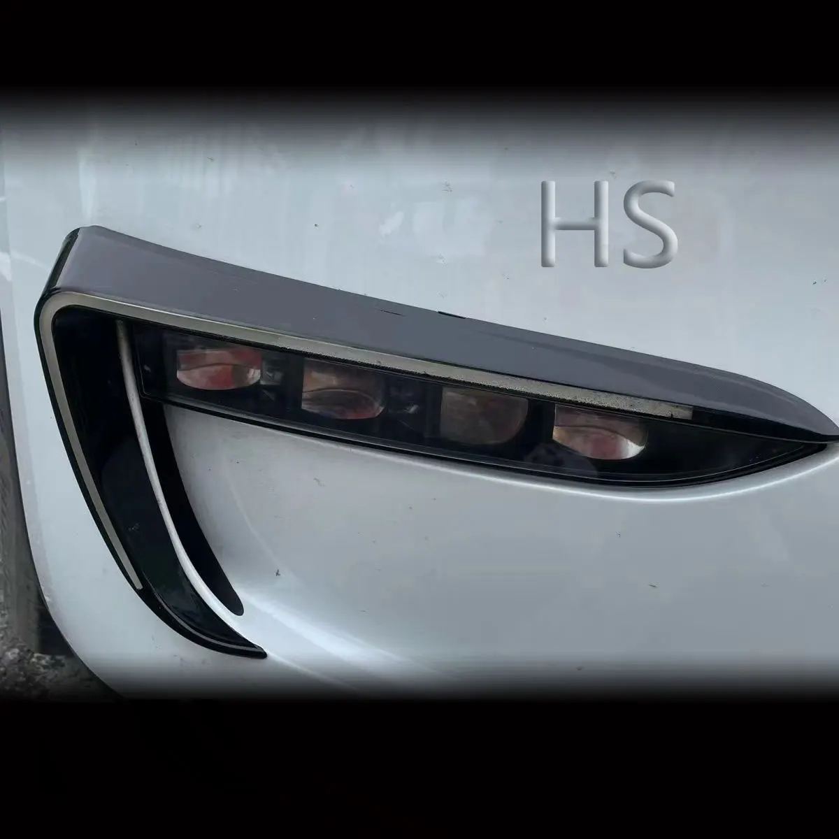 Tesla Modely Model3 Unified Bumper Light Four Lens High And Low Beam Headlight For Fog Lamp