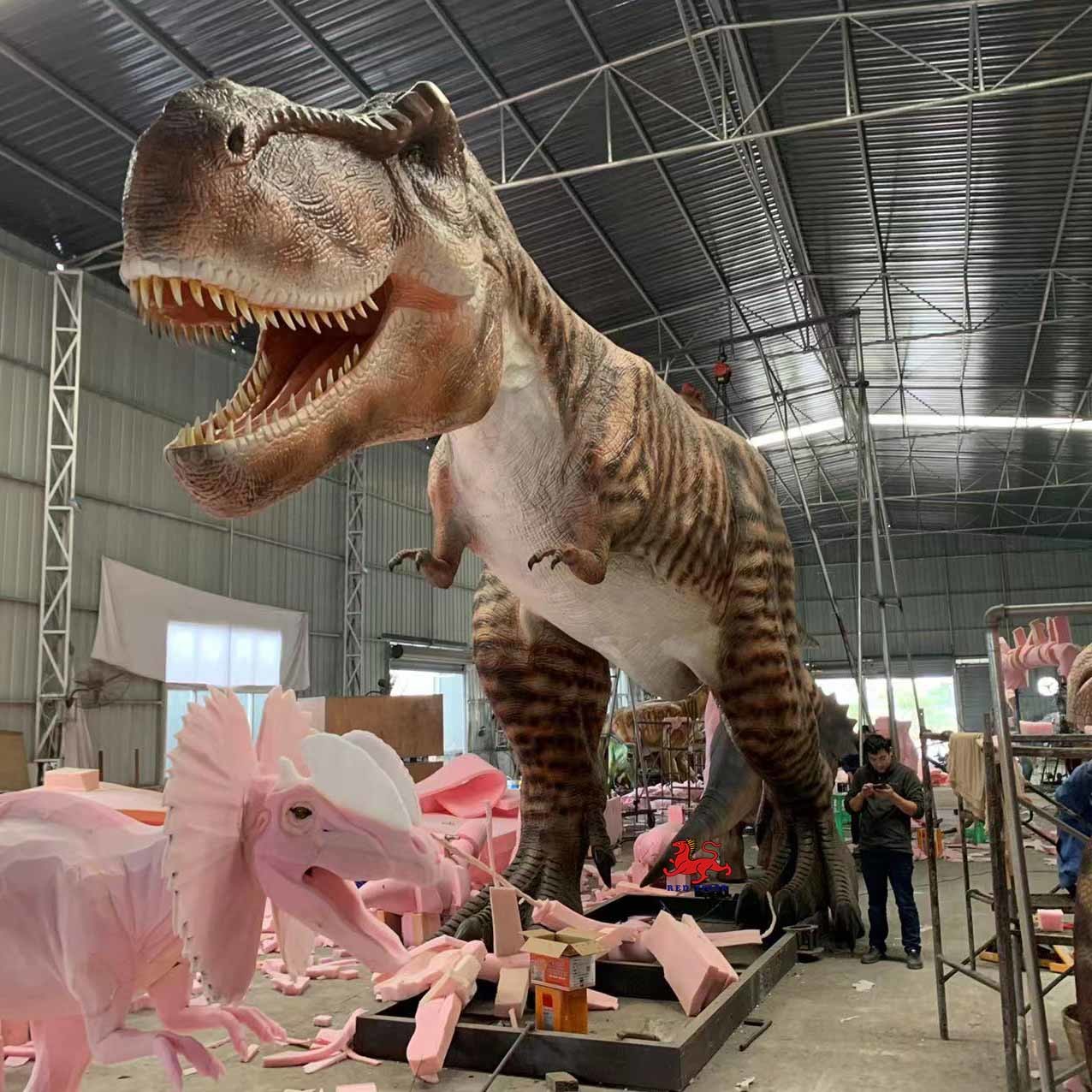 15m Realistic Animatronic Dinosaur Lifesize Jurassic Park T Rex Dinosaur
