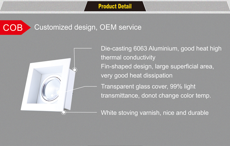 LED grille panel light manufacturer in China