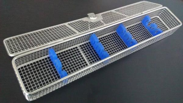 No Welded Joint Endoscope Sterilization Tray , Surgical Instrument Trays