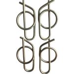 Universal Jacobs Ladder Pin Rue Clip Stainless Steel Zinc 1/2" Sprint Car Clevis