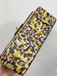 Authentic Crocodile Skin Women Flap Bag Genuine Alligator Leather Lady Colorful