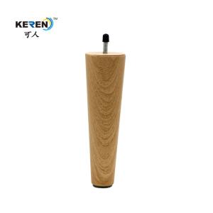 Wholesale KR-P0297W1 Heavy Duty Round Sofa Legs 60mm Diameter Easy Install Wood Grain from china suppliers