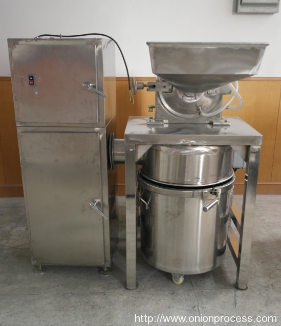 Stainless Steel Onion Powder Grinder Machine with Water Cooling & Dust Collector