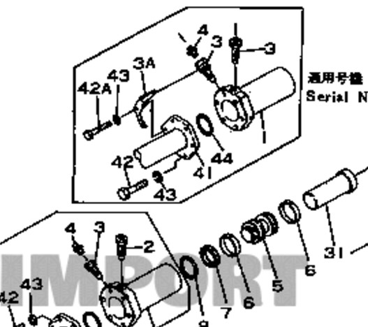part No.: 195-30-13191+07020-00000, LUBRICATOR use for D155-1 D355-1 RECOIL SPRING