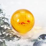 Nature Rose Paperweight Logo Customized Resin Flower Ball
