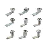 Metal Nickel Plated Quarter Turn Lock Zinc Alloy Furniture Cam Lock