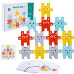 Children Montessori Animal Stacking Blocks Toys Rabbit Jenga Balancing Games