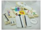 20 Contents Hotel Amenity Kits With Coral Fleece Slippers / Plastic Toothbrush