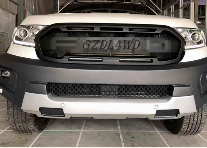 Front Grille Aluminum Alloy Skid Plate 4x4 Body Kits For Ford Ranger T7 2015-2017
