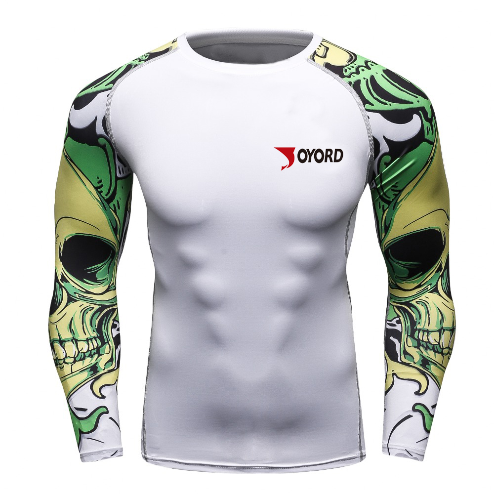 MMA Sports Custom Swim Rash Guards Digital Sublimation Printing Classical Collar