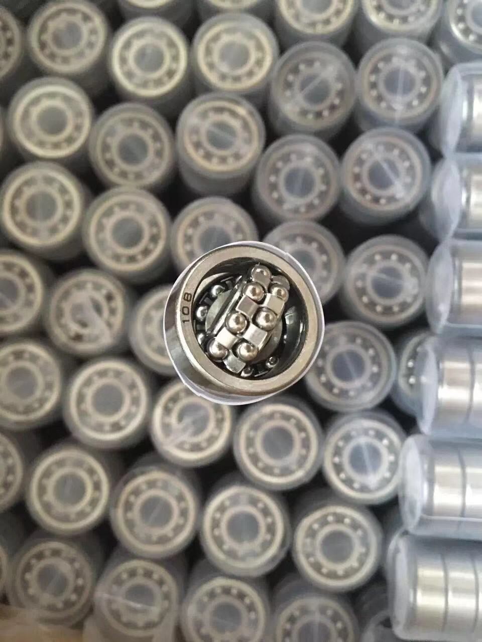 Customizable 15 Mm Id Ball Bearing / Chrome Steel Ball Bearings Double Row 2202