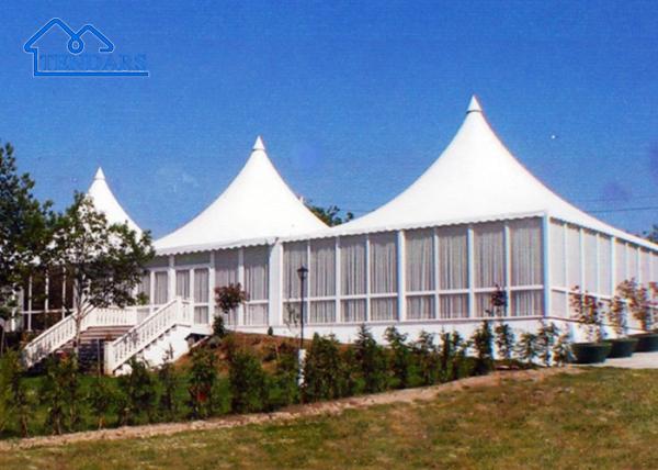 Custom Wholesale Hot Selling Outdoor High-Peak Pagoda Event Tents For Exhibition