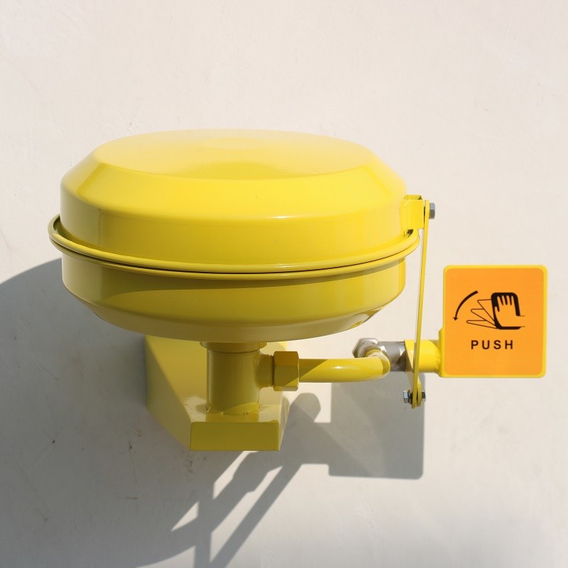 Auto open ,Auto close Wall mounted type stainless steel eyewasher, ABS coating Anti-corrosion durable eye wash station