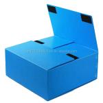 PP Corrugated Plastic Turnover Box Black Correx Packaging Boxes