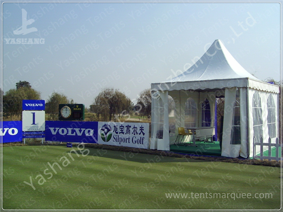 Durable High Peak Outdoor Shade Tent Gazebo Shelter Environmentally Friendly