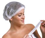 Medical Polypropylene Bouffant Cap Disposable Hairnet Non Woven 18" 19" 21" Size