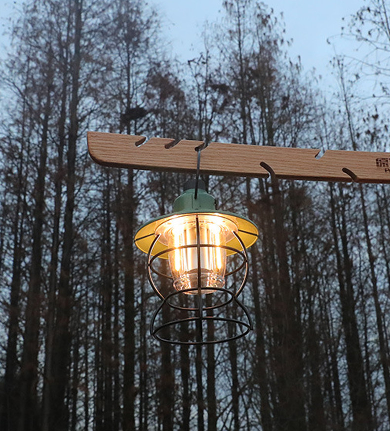 Retro Atmosphere Rechargeable Tent Horse Lamp 4500mAh Outdoor Portable