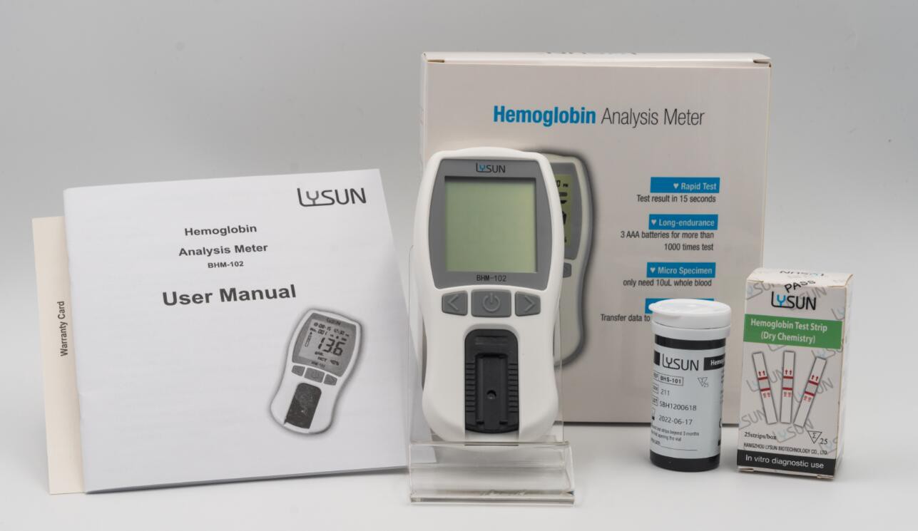 Lysun Factory Supply Hot-selling Cheap Hemoglobin Analyzer HB Test Meter