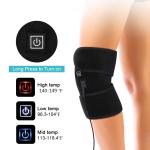 OEM Electric Heating Knee Massager , Heat Therapy Knee Wrap Brace 47×20cm size