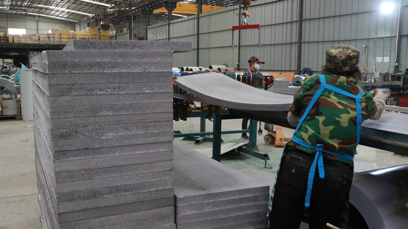 Pharmaceutical Fireproof Waterproof Rock Wool Silica Sandwich Panel