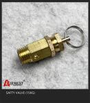Plastic Tubing Air Receiver Safety Valve 150 Psi Air Pressure Relief Valve