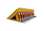High security K12 standard automatic vehicle control electro-hydraulic rising