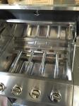 Factory price kitchen bbq easy grill slow burning 4 burners gas stainless steel