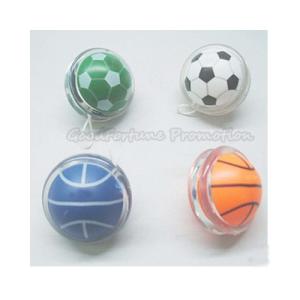 Wholesale hot sale Abs Promotion printed logo led flash yoyo ball toy gift from china suppliers